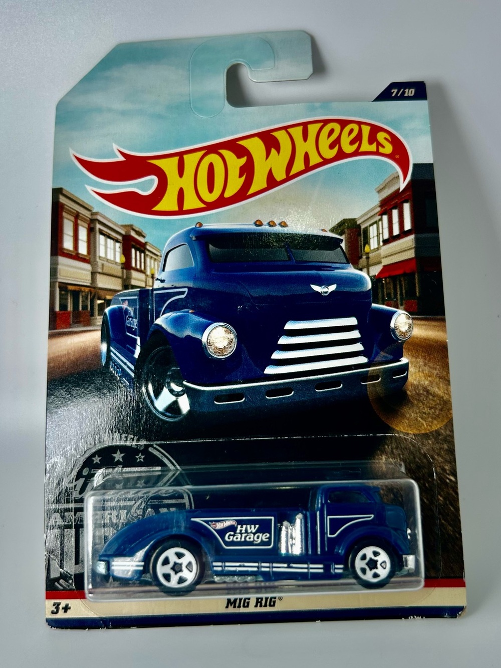 Hot Wheels Mig Rig Blue Vintage American Muscle 7/10 2016 Walmart Exclusive NEW